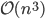 \mathcal{O}(n^3)
